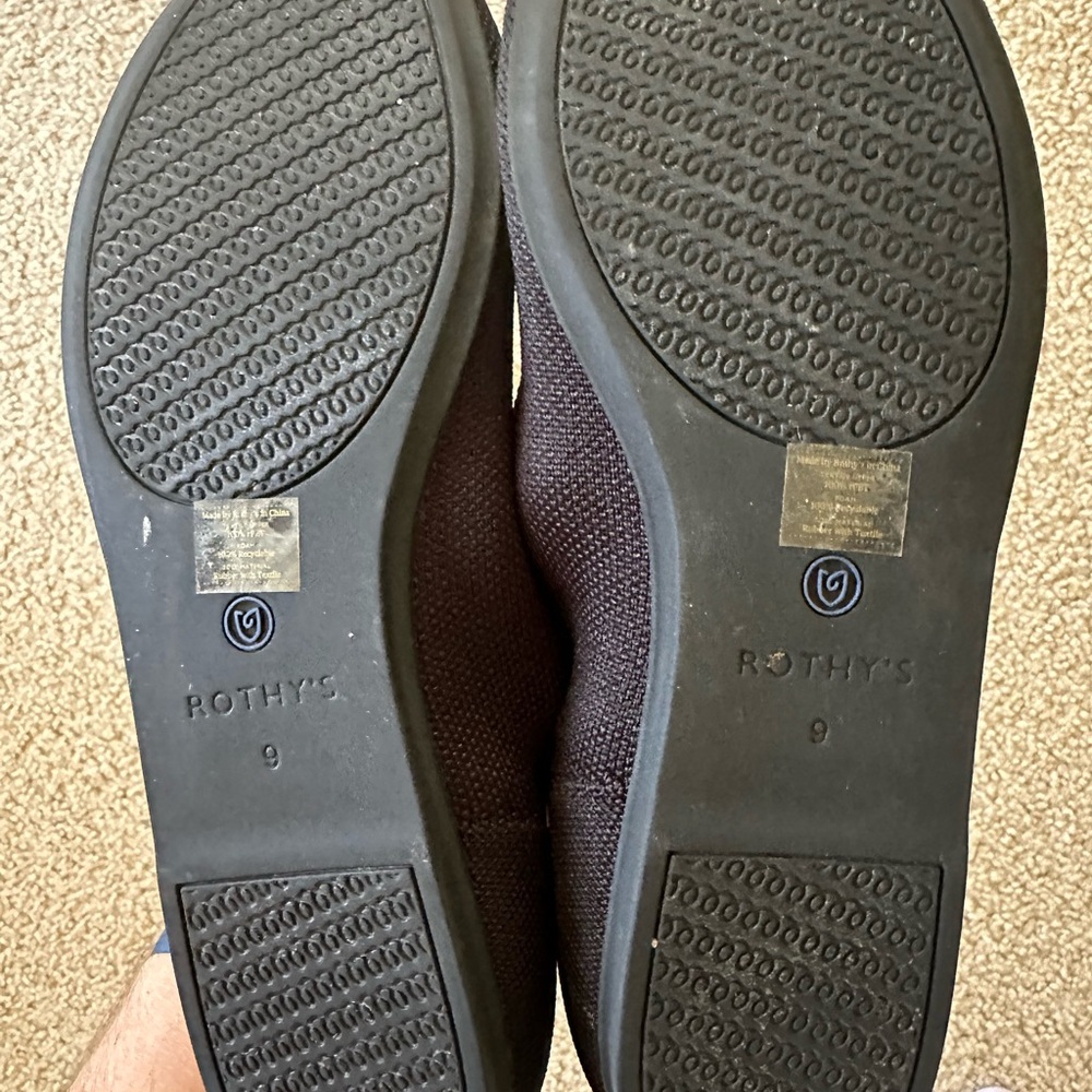 Solid Black Rothy’s Ballet Flats - image 3